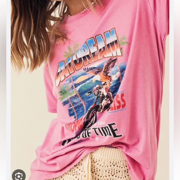 Spell tees XXS oversized NWT spell daydreamer utopia bliss tee - Picture 8 of 13